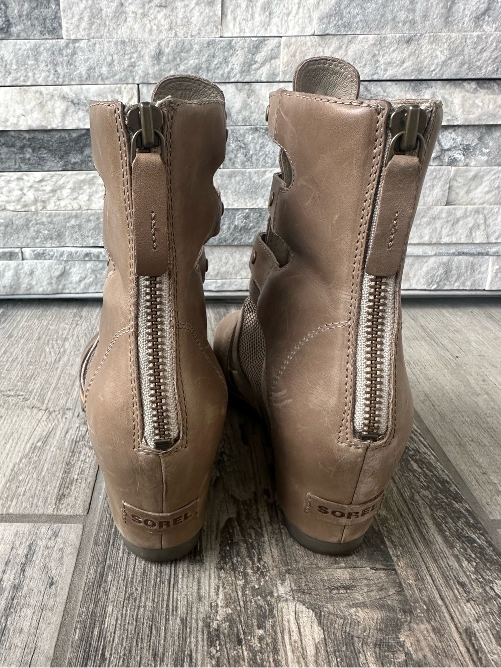 SOREL Joanie Gladiator Wedge Sandals Size Us 10 - Picture 8 of 14
